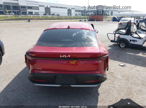 3KPFT4DE7SE006404 2025 KIA K4 Red 