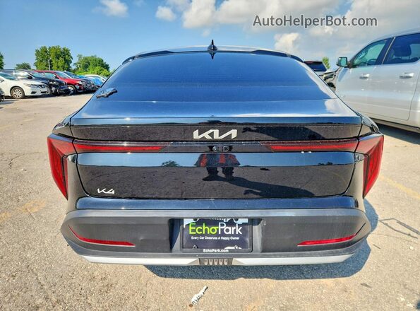 3KPFT4DE7SE053027 2025 KIA K4 Black Rear view