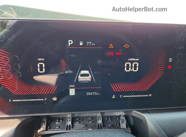 3KPFT4DE7SE053027 2025 KIA K4 Black Instrument cluster view
