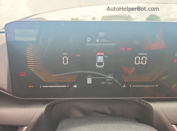 3KPFT4DE7SE092068 2025 KIA K4 Gray Instrument cluster view