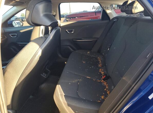 3KPFT4DE7SE110522 2025 KIA K4 Blue Rear seats view