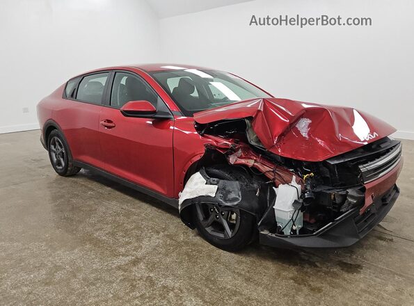 3KPFT4DE7SE154729 2025 KIA K4 Red VIN sticker view