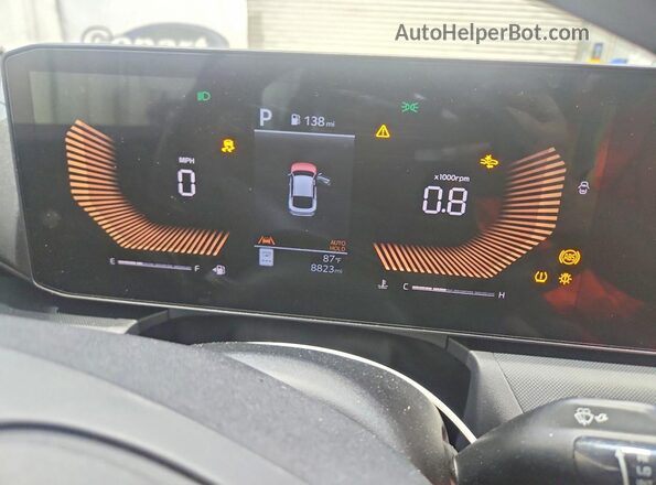 3KPFT4DE7TE287136 2026 KIA K4 Gray ხელსაწყოთა პანელის ხედი