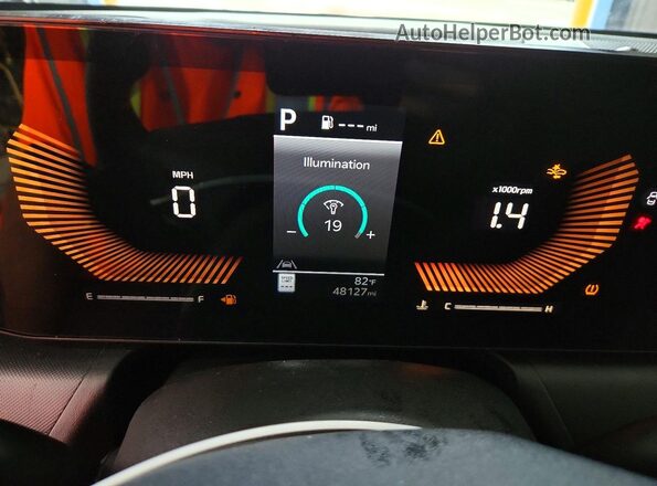 3KPFT4DE8SE005410 2025 KIA K4 Черный Вид щитка приборов