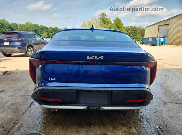 3KPFT4DE8TE310813 2026 KIA K4 Blue Հետևի տեսք