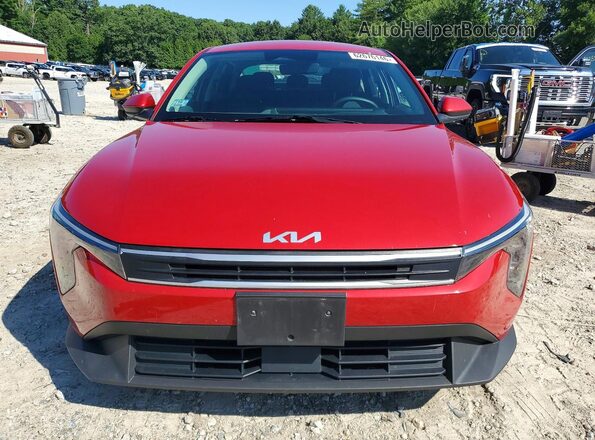 3KPFT4DEXSE006655 2025 KIA K4 Red Front view