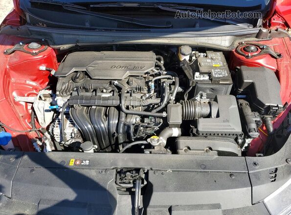 3KPFT4DEXSE006655 2025 KIA K4 Red Rear interior view