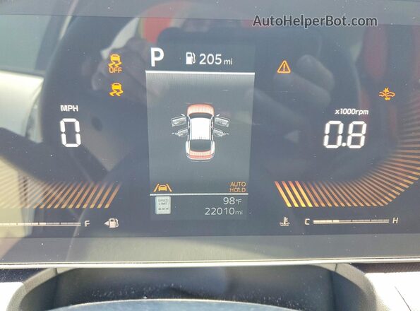 3KPFT4DEXSE048100 2025 KIA K4 White Instrument cluster view
