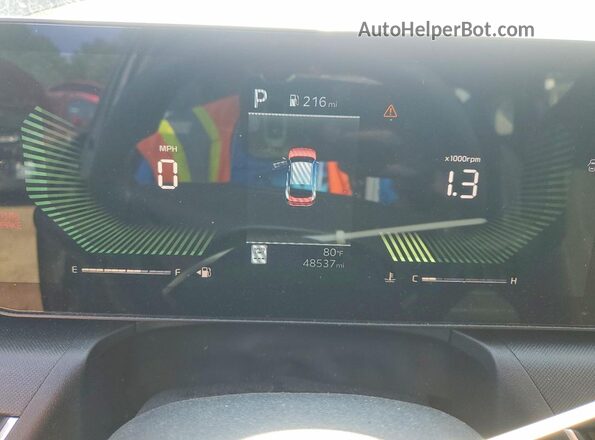 3KPFT4DEXSE059159 2025 KIA K4 Black Instrument cluster view