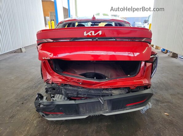 3KPFT4DEXSE104228 2025 KIA K4 Red Հետևի տեսք