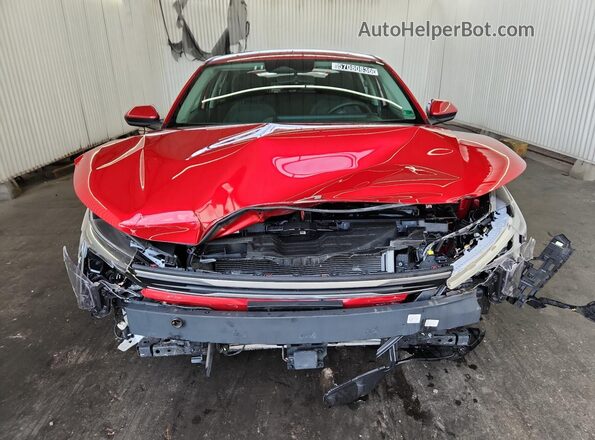 3KPFT4DEXSE104228 2025 KIA K4 Red VIN կոդի պիտակի տեսք