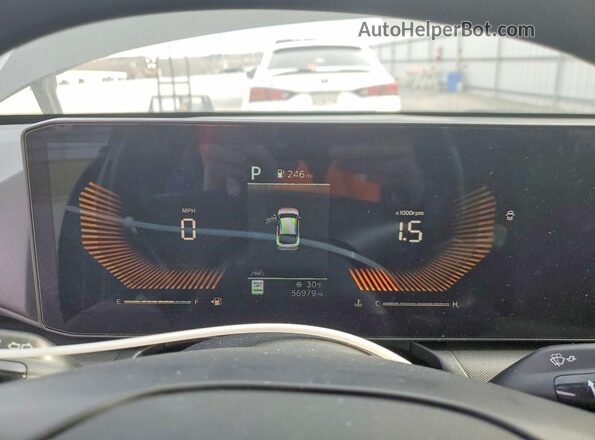3KPFT4DEXSE109574 2025 KIA K4 Black Instrument cluster view