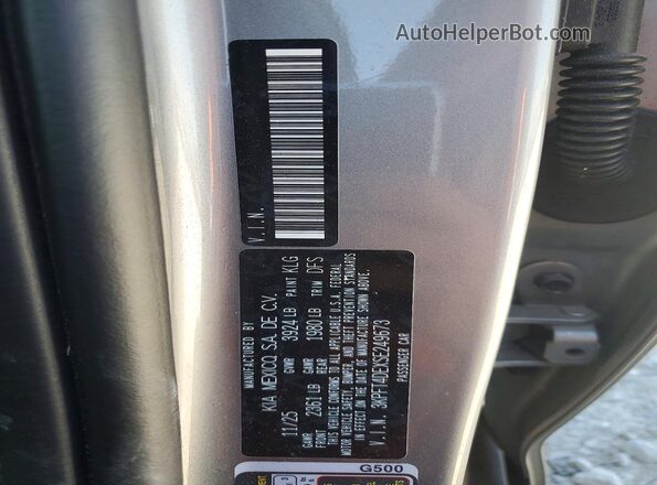 3KPFT4DEXSE249673 2025 KIA K4 Gray Engine compartment view