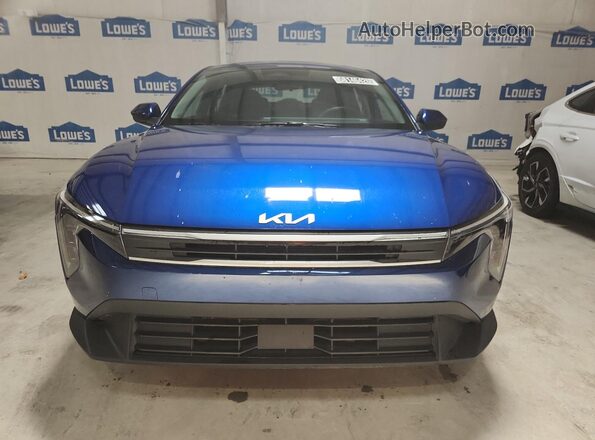 3KPFT4DEXTE284084 2026 KIA K4 Blue VIN კოდის სტიკერის ხედი