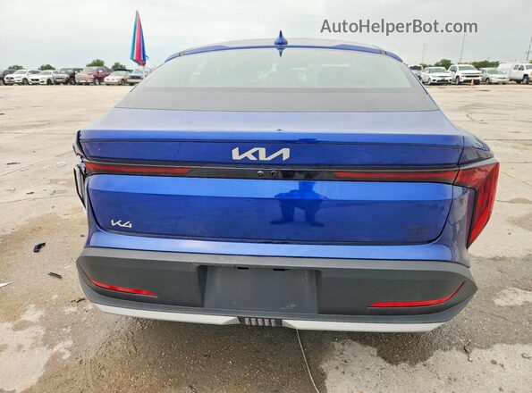 3KPFU4DE0SE144301 2025 KIA K4 Blue Vista trasera