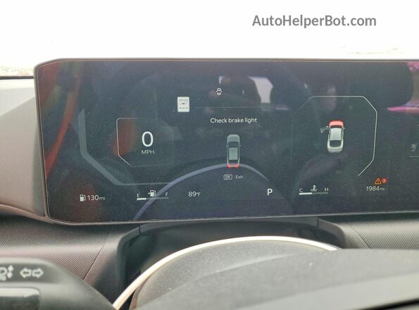 3KPFU4DE1SE229504 2025 KIA K4 White Instrument cluster view