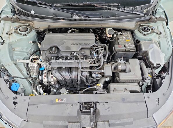 3KPFU4DE2SE129850 2025 KIA K4 Зеленый Вид задней части салона