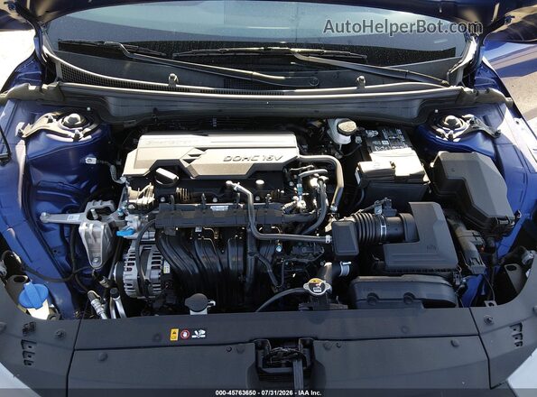 3KPFU4DE3SE020796 2025 KIA K4 Blue Հետևի տեսք