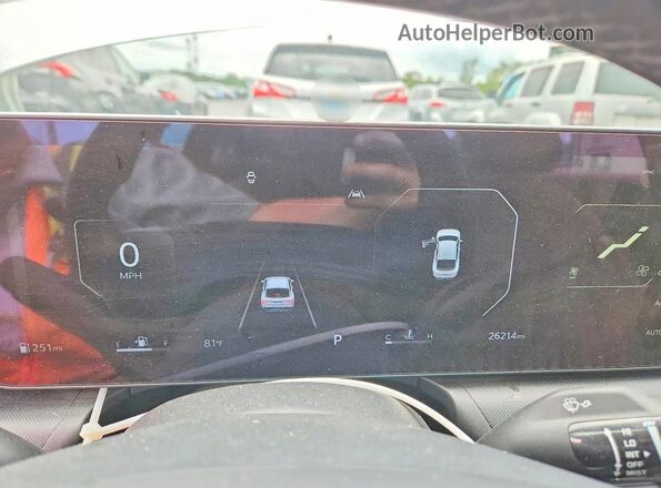 3KPFU4DE3SE054267 2025 KIA K4 White Instrument cluster view