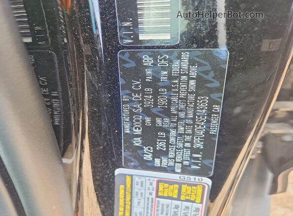3KPFU4DE4SE143653 2025 KIA K4 Black ძრავის განყოფილების ხედი