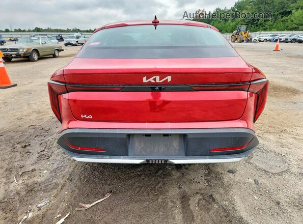 3KPFU4DE5SE110984 2025 KIA K4 Red Vista trasera