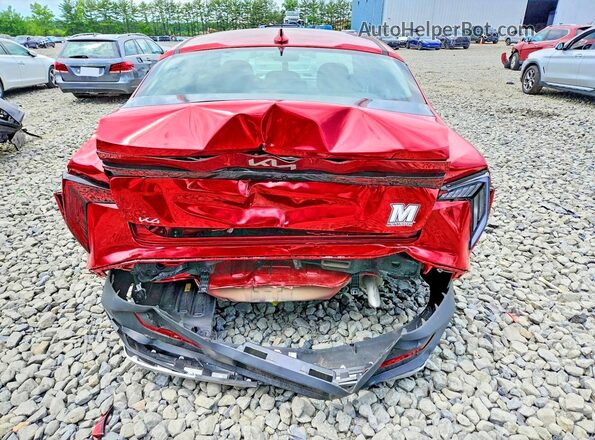 3KPFU4DE7SE153268 2025 KIA K4 Red Vista trasera