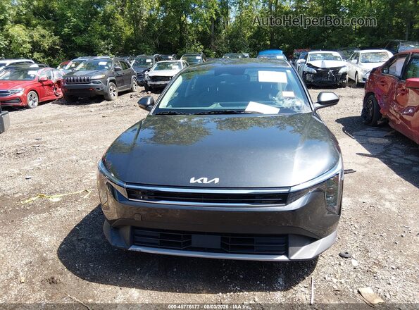 3KPFU4DEXSE179704 2025 KIA K4 Gray Instrument cluster view