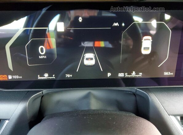 3KPFU4DEXSE211499 2025 KIA K4 Blue Instrument cluster view