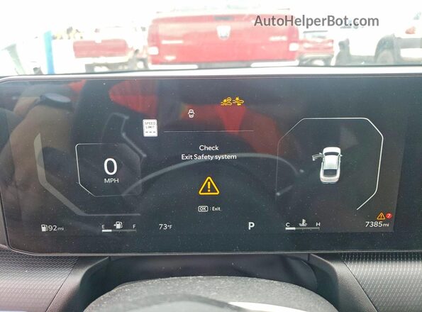 3KPFW4DC2SE164915 2025 KIA K4 White Vista del cuadro de instrumentos