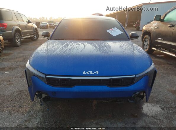 3KPFW4DC5SE250753 2025 KIA K4 Blue Instrument cluster view