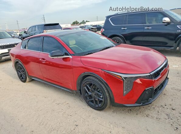 3KPFW4DC6SE234948 2025 KIA K4 Red Delantero derecho