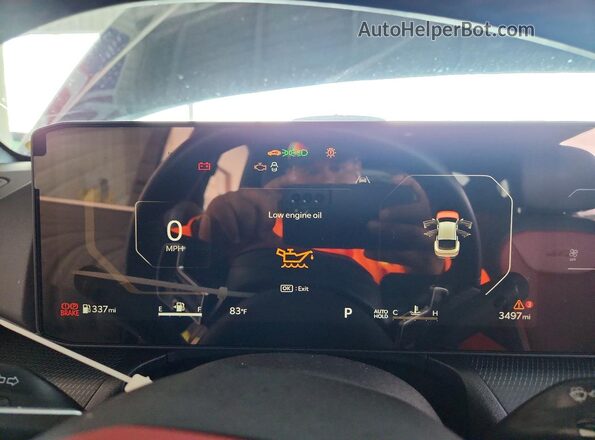 3KPFW4DC9TE272496 2026 KIA K4 Black Instrument cluster view