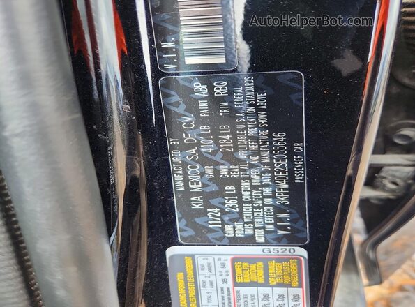 3KPFW4DE2SE055646 2025 KIA K4 Black Vista del compartimento del motor