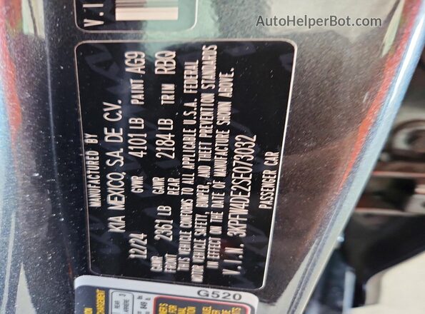 3KPFW4DE2SE073032 2025 KIA K4 Gray Engine compartment view