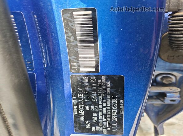3KPFW4DEXSE208810 2025 KIA K4 Синий Вид подкапотного пространства