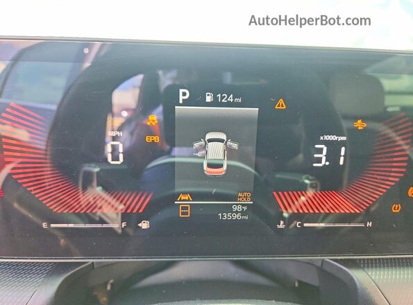 3KPFW4DEXTE270905 2026 KIA K4 Gray Vista del cuadro de instrumentos