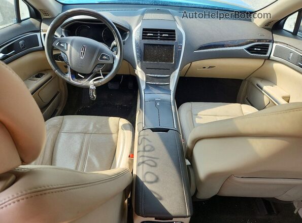 3LN6L2G90GR622363 2016 LINCOLN MKZ Gray Vista del salpicadero