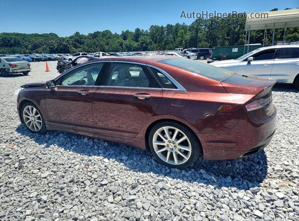 3LN6L2G90GR623254 2016 LINCOLN MKZ Burgundy Trasero izquierdo