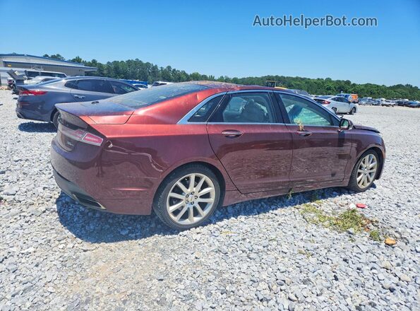 3LN6L2G90GR623254 2016 LINCOLN MKZ Burgundy Trasero derecho