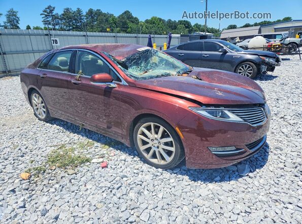 3LN6L2G90GR623254 2016 LINCOLN MKZ Burgundy Delantero derecho
