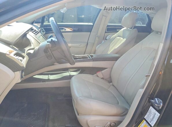 3LN6L2G92GR625846 2016 LINCOLN MKZ Black Вид салону спереду