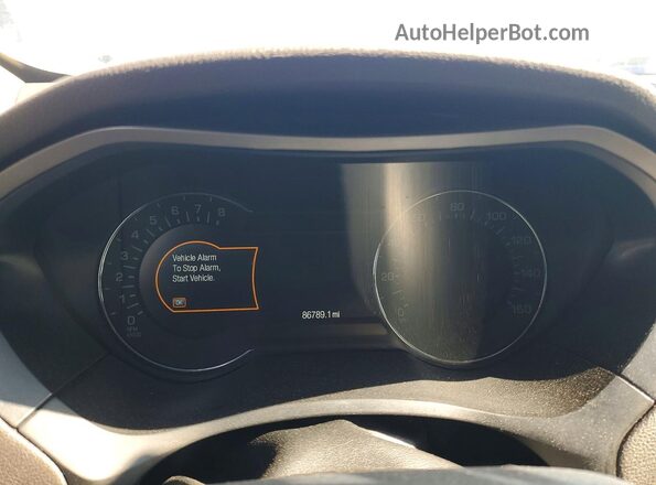 3LN6L2G92GR625846 2016 LINCOLN MKZ Black Вид щитка приладів