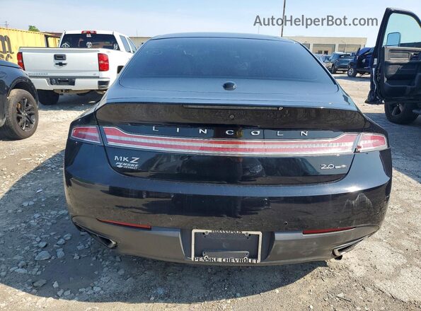 3LN6L2G92GR625846 2016 LINCOLN MKZ Black Вид ззаду