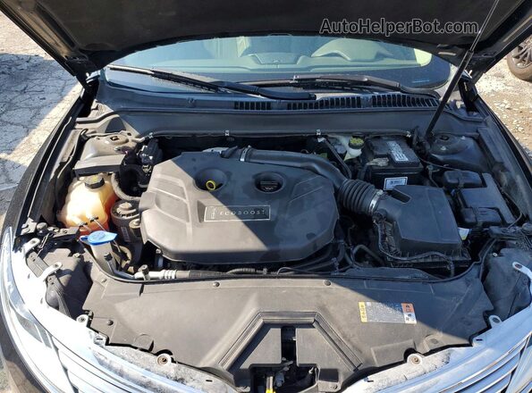 3LN6L2G92GR625846 2016 LINCOLN MKZ Black Вид задньої частини салону