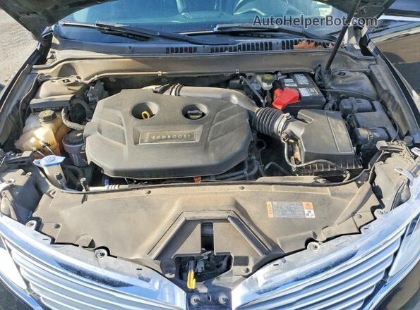 3LN6L2G94GR631437 2016 LINCOLN MKZ Black Սալոնի հետևի տեսք