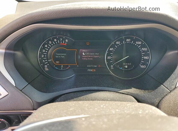 3LN6L2G95GR606188 2016 LINCOLN MKZ Tan Instrument cluster view