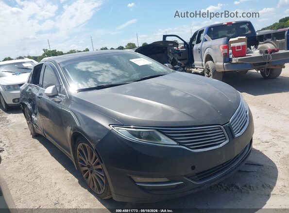 3LN6L2G97GR626183 2016 LINCOLN MKZ Gray Widok wnętrza z tyłu