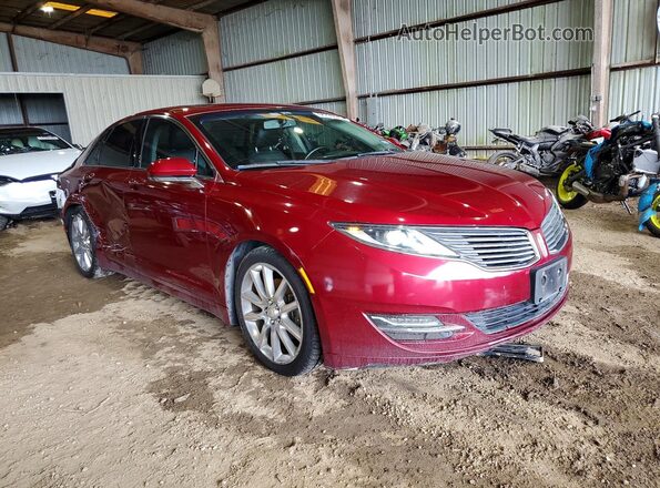 3LN6L2G97GR629133 2016 LINCOLN MKZ Red წინა მარჯვენა