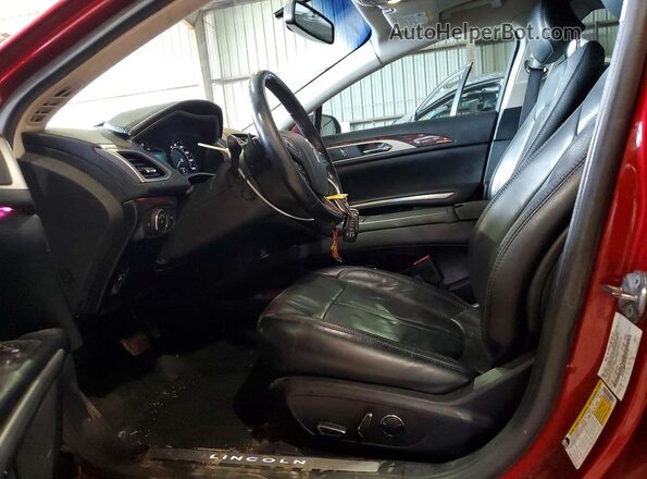 3LN6L2G97GR629133 2016 LINCOLN MKZ Red წინა სალონის ხედი