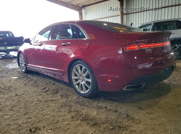 3LN6L2G97GR629133 2016 LINCOLN MKZ Red უკანა მარცხენა